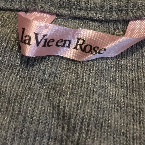 Grey Knit Thin Ribbed Tank Top - Picture 11 of 15